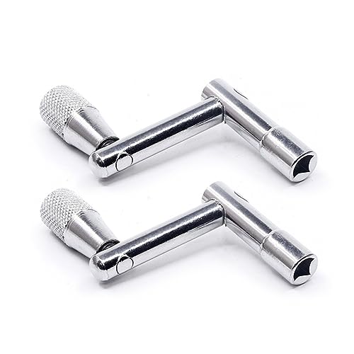 GOOHOCHY 3 Pcs Heavy Duty Drum Key Set Drum Kit Accessories Standard Square Tuning Key Ratchet