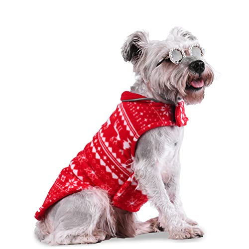 Disfraz navideño para perro doble faz UPKOCH miniatura 6