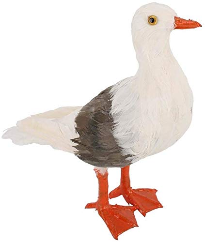 Mouette décoration de jardin en polyéthylène : statue animaux fausse mouette cour