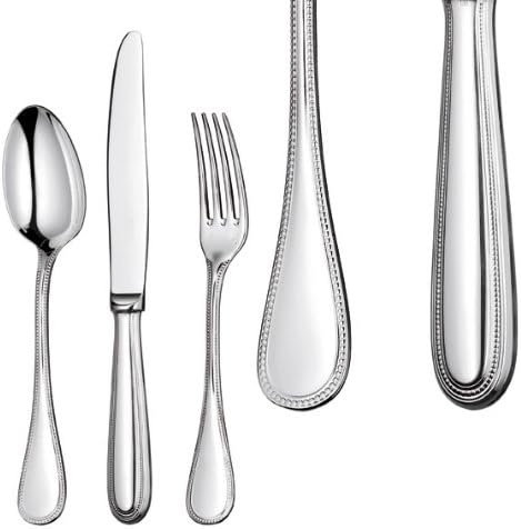 Christofle Sterling Silver Perles Fish Serving Fork 1416-080