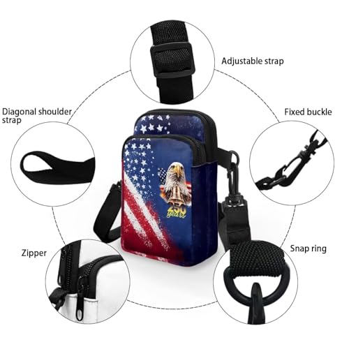 Image of Lightweight Small Crossbody Bags Cell Phone Purses Travel Pouch Shoulder Bag for Women