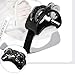 Hitefu 2 Pack Black Foot Tambourine, Steel Jingle Bells Percussion Instrument, Rhythm Shaker for Adults, Drum & Guitar Playing