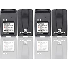 4PCS PMNN4075A Battery PMNN4075AR NI-MH [2026 New Version] for Motorola Mag One BPR40 A8 A6 BC130 PMNN4071 PMNN4071AC PMNN4075 PMNN4071A PMNN4071AR Battery