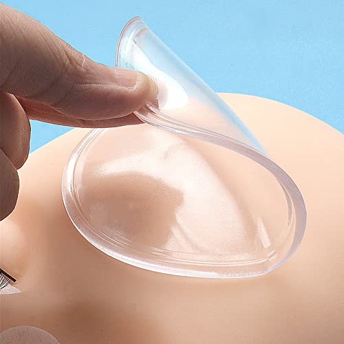 Suporte profissional de 6 unidades de almofadas de extensão de cílios redondos de silicone para enxe