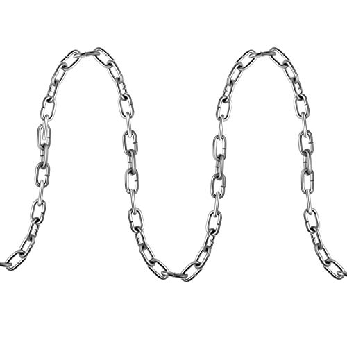 Mophorn Grade 30 Chain 0.25 Inch By 100Ft Length Grade 30 Proof Coil Chain Zinc Plated Grade 30 Chain For Towing Logging Agriculture And Guard Rails #TOP5