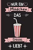  Nur Ein Mädchen Das Sprudel Liebt: Notizbuch für Sprudel Liebhaber  Sprudel Tagebuch  120 Seiten  6 x 9 Zoll  Notizbuchgeschenk für Sprudel liebhaber
