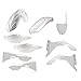 POLISPORT PLASTIC BODY KIT - CLEAR_90771