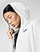 Nike Women's Sportswear Club Fleece Full-Zip Hoodie, Birch Heather/Black, Medium