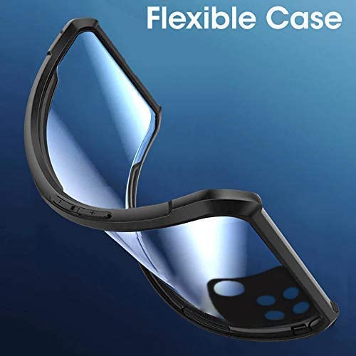 Image of WOW IMAGINE Shockproof Clear Back Cover Case Mobile Cover for Realme Narzo 50A (Hard | Hybrid PC + TPU | Full Armour Device & Camera Protection | Black)