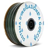 MAKA Manichetta Gocciolante Irrigazione 2 Litri/Ora Striscia Tape Tubo Acqua 16mm Piatto F...