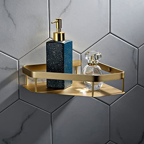 Rack de la zapatilla del inodoro con organizador de latón para baño