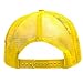 DECKY Two Tone Trucker Mesh Caps Plain Baseball Hat (Adjustable, YELLOW/WHITE)