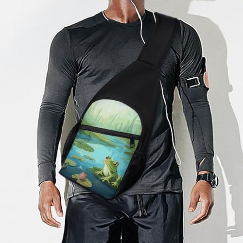 Mochila tipo bandolera deportiva para senderismo y viaje miniatura 7