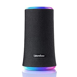 Soundcore Flare 2 Bluetooth-luidspreker, met IPX7 waterdichte bescherming en 360 ° -geluid voor achtertuin en strandfeest, 20 W draadloze luidspreker met PartyCast, EQ-aanpassing en 12 uur speeltijd