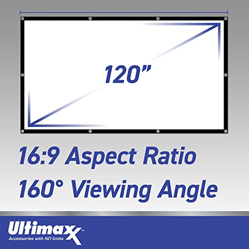 Pantalla de proyector plegable Ultimaxx 120 pulgadas miniatura 2