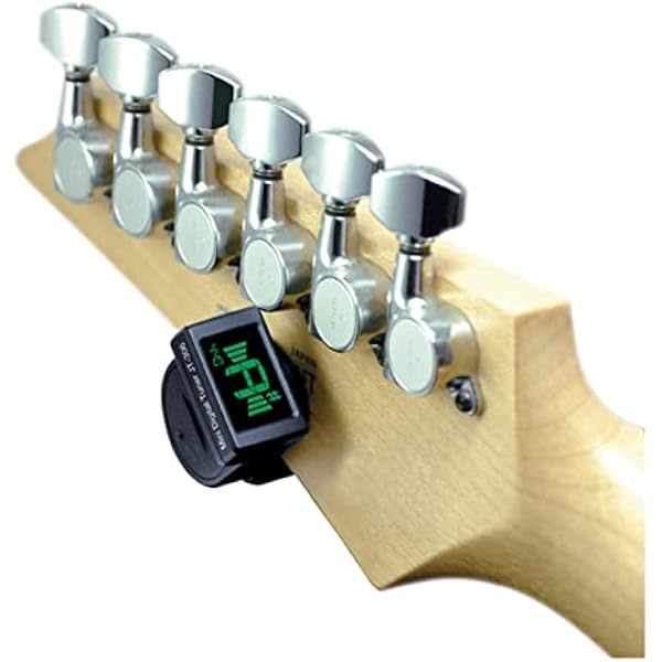 Tuner Mini cyfrowy LCD Clip-on tuner do gitary akustycznej gitary elektrycznej basowej skrzypce ukulele gitara chromatyczna akcesoria części do gitary