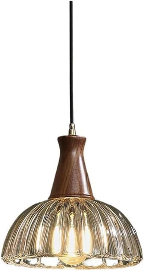 Suspension réglable en cuivre et lustre en verre pour plafond haut