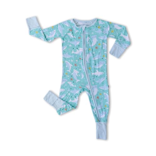Image of Little Sleepies Pajamas for Baby Boys & Girls, Viscose from Bamboo Baby Pajamas, Snug Baby Sleeper, Toddler PJs, 2-Way Zipper