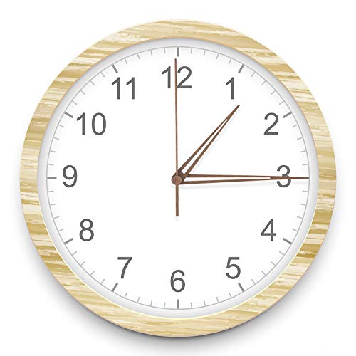 Mudder 4 Pcs Quartz Clock Mechanism Replacement Kit with 4 Types of Walnut Wood Clocks Hands for DIY Repair Parts Accessories(Fit for 14 Inch Clock,20 mm) by Mudder - Image 7