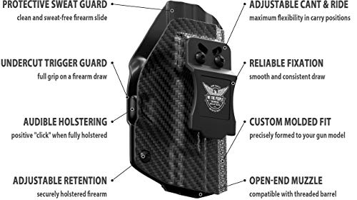 We The People Holsters - Carbon Fiber - Right Hand - Iwb Holster Compatible With Beretta Nano 9Mm #TOP5