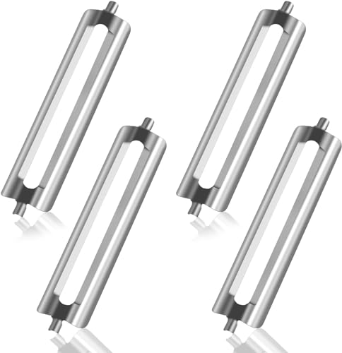 4 Piezas Pelador Hoja De Repuesto,Cuchillas De Repuesto Para Pelador Plano Pelador De Espárragos (Flaches Maul)