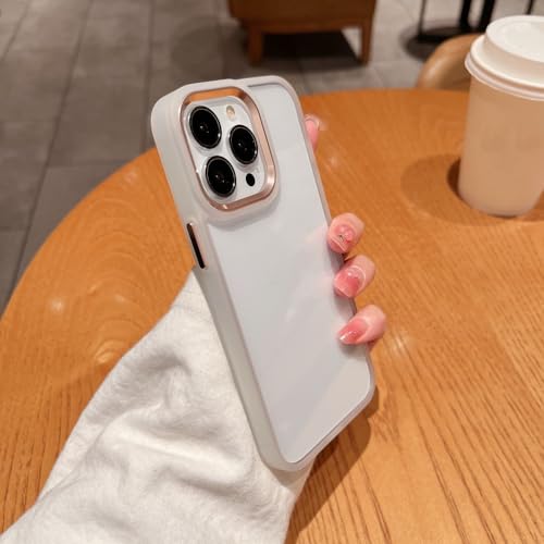 Coque de luxe en métal pour iPhone 13 de protection antichoc transparente - 7