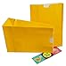 Produktbild Sonderposten Geschenktüten (2er Pack) für Bücher oder andere Geschenke mit Sticker mit Farbauswahl (gelb)