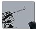 Produktbild Ihr eigenes Customized Mousepad, Waffe Maschinengewehr Rubber Base Mouse Pads