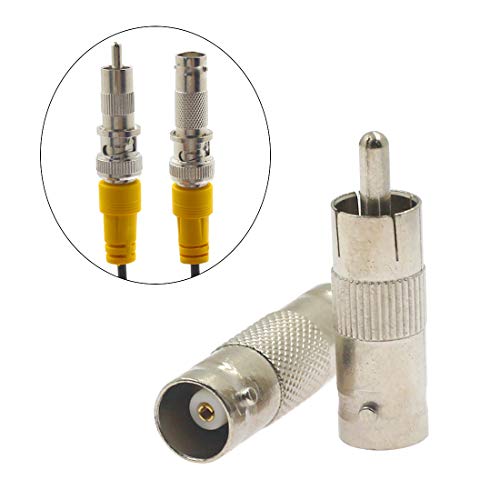 Eilumduo 2Pcs 5M/16Ft Bnc Video Power Cable, Bnc Extension Wire Cord With Connectors All-In-One Premade Siamese Cable For Surveillance Cctv Security Camera Video System #TOP2