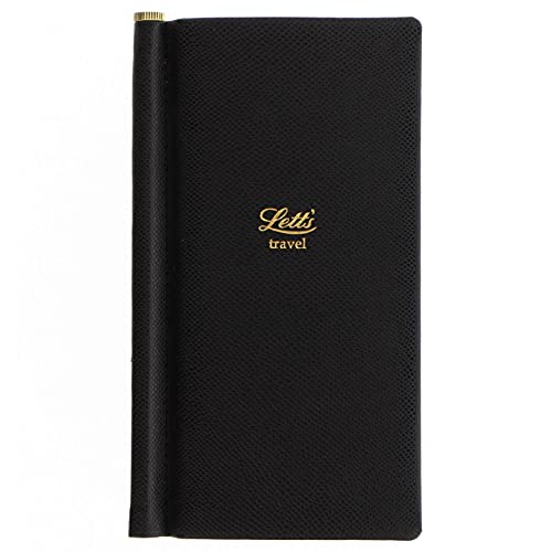 Letts Legacy Slim Pocket Travel Journal Black