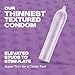 Trojan Studded Bareskin Lubricated Condoms - 10 Count