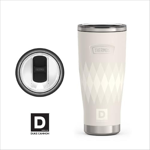 Image of THERMOS, Stainless Steel Tumbler with Slide Lock, 18 Ounce, Argyle