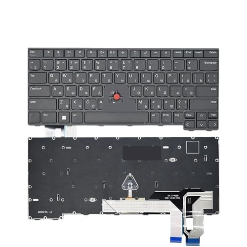 Clavier russe portable ThinkPad P14S pour le télétravail