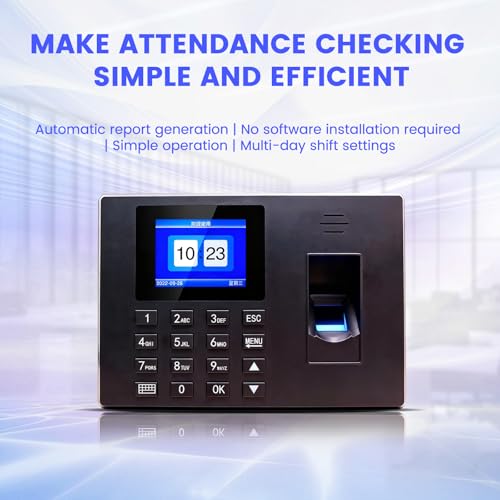Badgeuse autonome de gestion des présences par empreinte pour bureau et PME - 3