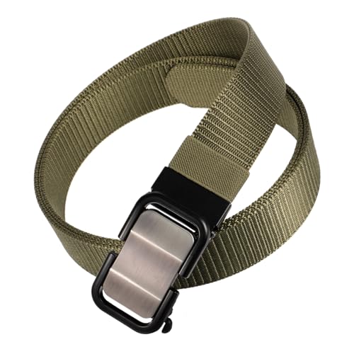 Men's Nylon Waist Belt with Design Casual Breathable for Jeans and Outdoor Use Versatile