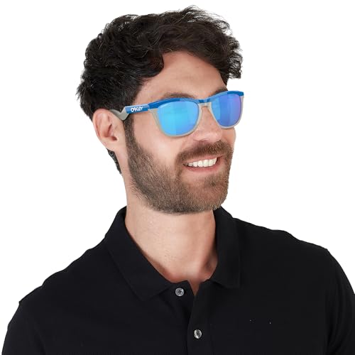 Oakley Frogskins Oo9289 gafas de sol redondas para hombre y mujer con lentes oscuras protectoras 6