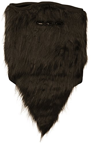 neff Men's Bearded Facemask, Black, One Size