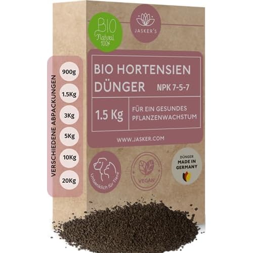 COMPO Stauden Langzeit-Dünger für Stauden und Blütensträucher, Umweltschonendere Rezeptur, 6 Monate Langzeitwirkung, 2 kg, 46 m² 3 Bio Hortensiendünger Herbst Langzeit-Dünger 1.5 Kg - 100% Tierfreundlich & Bio - NPK Pflanzen-Dünger - Hortensien Dünger viel Kalium & Eisen für frischgrüne Blätter - Dünger Hortensien