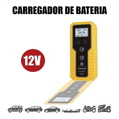 Carregadores de bateria de carro 6V / 4A 12V / 8A Carregadores de bateria totalmente automáticos e i