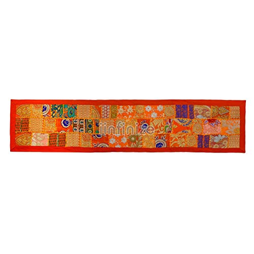 Chemin de table fait à la main en coton patchwork pour embellir une table trop terne - 4