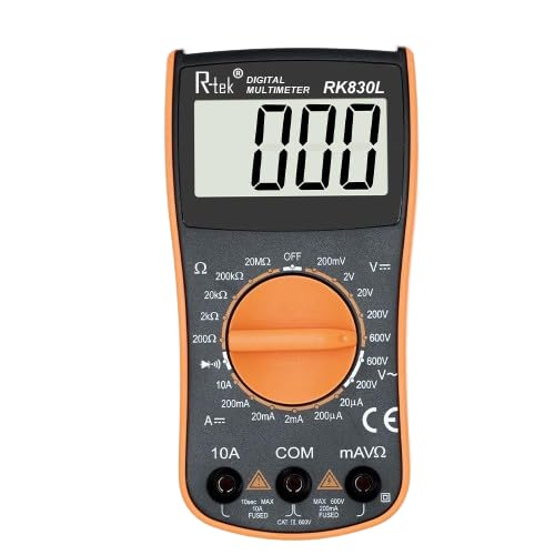 See full amazon price history chart for R-TEK Digital Multimeter Voltmeter (2000 Counts TRMS) Smart Electrical Tester Measures Voltage Current Resistance Continuity Capacitance Temperature Frequency Auto Ranging (with battery) R-TEK Digital Multimeter Voltmeter (2000 Counts TRMS) Smart Electrical Tester Measures Voltage Current Resistance Continuity Capacitance Temperature Frequency Auto Ranging (with battery) (B0CTWS7ZHV) Amazon Price History, Amazon Price Tracker
