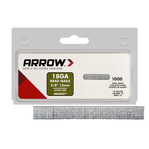 Arrow Fastener BN1810CS Brown Brad 5/8-Inch Nails, 1000-Pack, Set of 3
