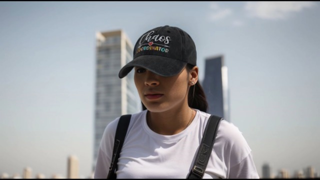 Gorra baseball ajustable de algodón bordada miniatura 7