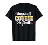 Baseball Softball Cousin of Ballers Softball Baseball Cousin T-Shirt