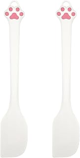 Silicone spatula, cat paw shape, cat baking tool, batter mixing and spreading knife, kitchen tool. Suitable for canned food, baking, cooking, mixing, spreading and other scenarios.