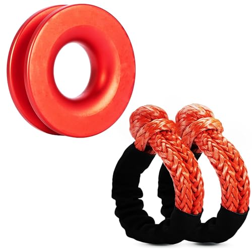 SCHTUMPA 2pcs Synthetic Soft Shackles 1/2 inch x 22 inch