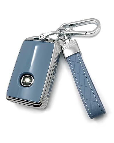 HAOYOUMEI Advanced soft TPU Key Cover is compatible with Mazda 3 Hatchback CX-5, CX-9, 2020-2024 Mazda 3, 6, CX-30, CX-50, CX-70, CX-90 Key (Blue Set)