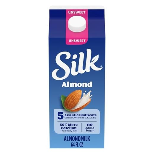 Silk Almond Milk, Unsweet, 64 FL OZ