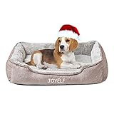 Material de alta calidad: este sofá cama para perros lavable adopta felpa sintética de alta calidad, una combinación de comodidad y transpirabilidad. Relleno de algodón sintético y PP supersuave, hace que esta cama calmante para mascotas tenga una buena elasticidad de relleno, gruesa y completa, esponjosa y suave, cuida la piel de tus mascotas.