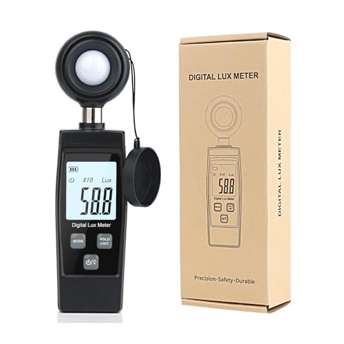 Fotómetro digital de 200000 lux con sensor de iluminancia y función MÁX/MÍN 2